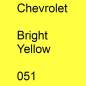 Preview: Chevrolet, Bright Yellow, 051.